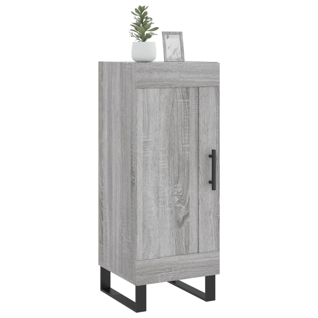 Credenza Grigio Sonoma 34,5x34x90 cm in Legno Multistrato - homemem39