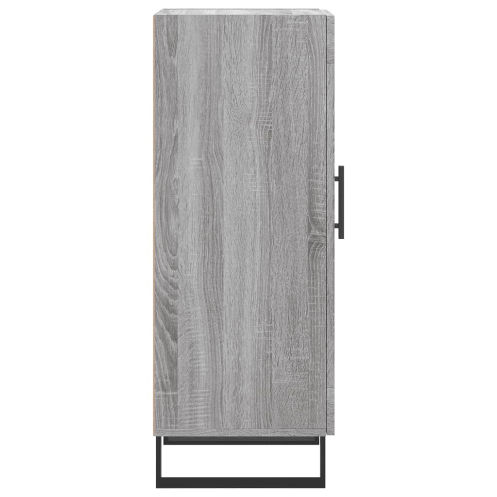 Credenza Grigio Sonoma 34,5x34x90 cm in Legno Multistrato