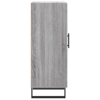 Credenza Grigio Sonoma 34,5x34x90 cm in Legno Multistrato