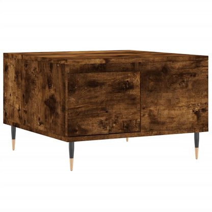 Tavolino da Salotto Rovere Fumo 55x55x36,5 cm Legno Multistrato | homemem39