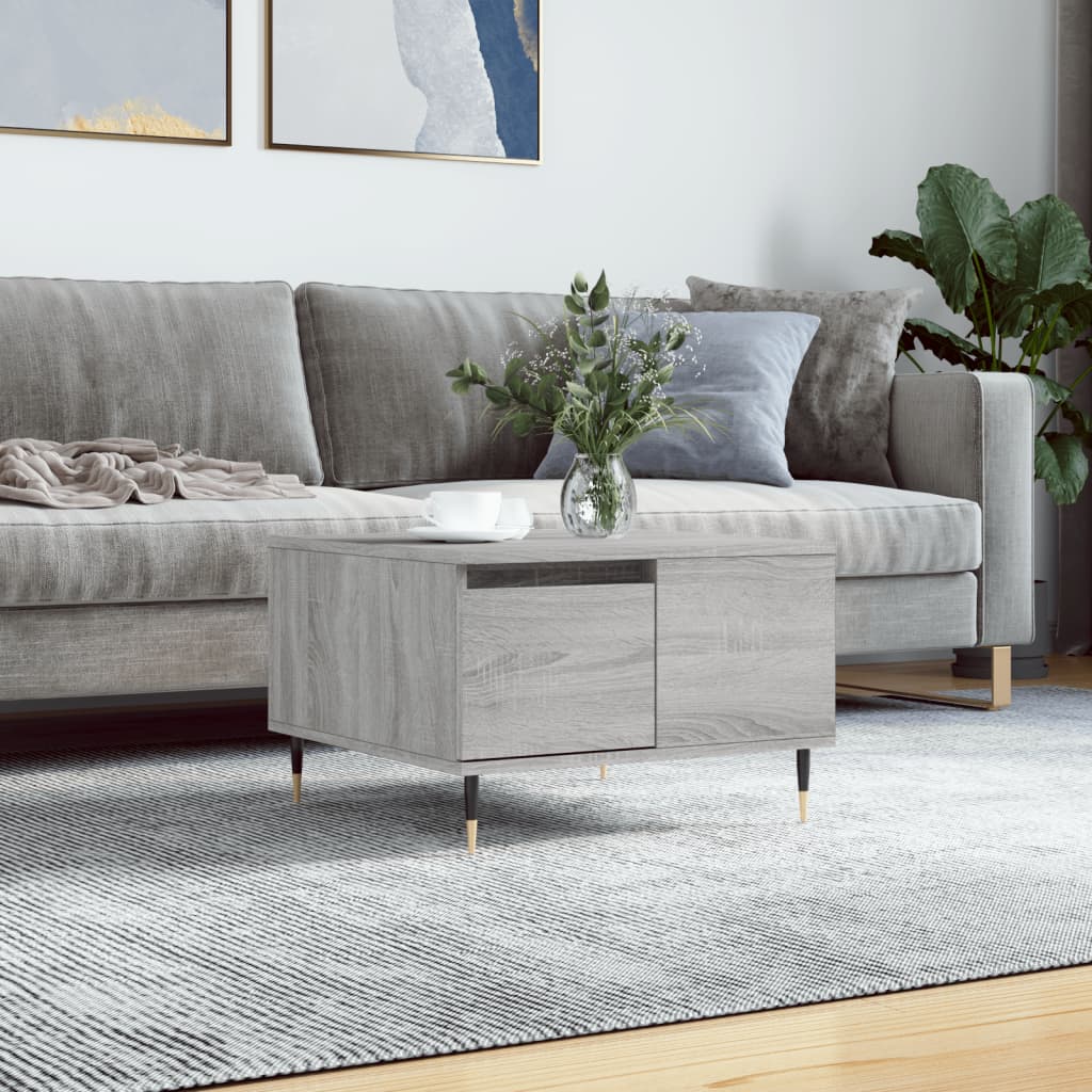 Tavolino Salotto Grigio Sonoma 55x55x36,5 cm Legno Multistrato | homemem39