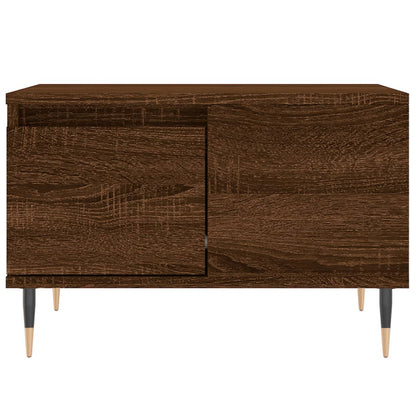 Tavolino da Salotto Rovere Marrone 55x55x36,5 cm in Multistrato