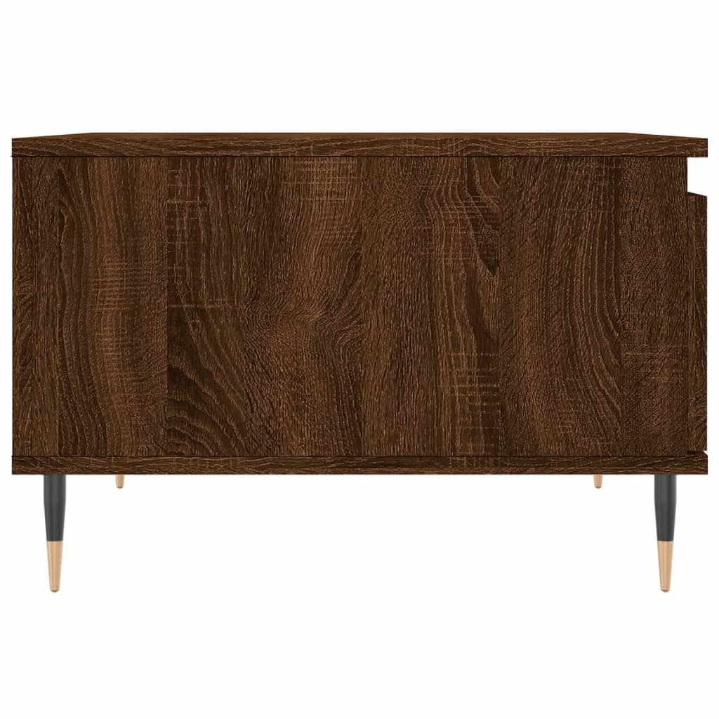 Tavolino da Salotto Rovere Marrone 55x55x36,5 cm in Multistrato | homemem39
