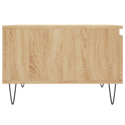 Tavolino Salotto Rovere Sonoma 55x55x36,5 cm Legno Multistrato