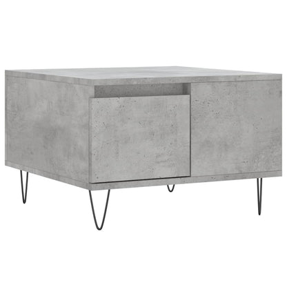 Tavolino Salotto Grigio Cemento 55x55x36,5 cm Legno Multistrato | homemem39