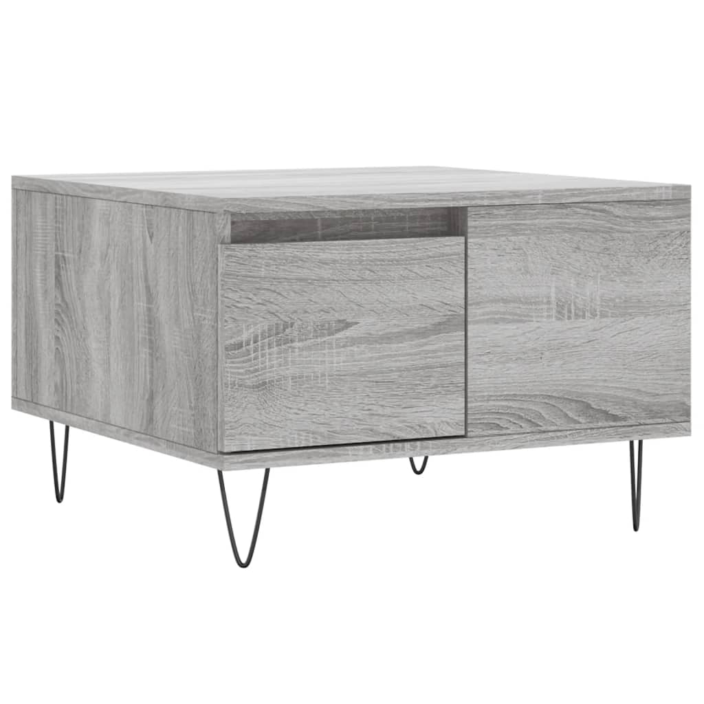 Tavolino Salotto Grigio Sonoma 55x55x36,5 cm Legno Multistrato | homemem39