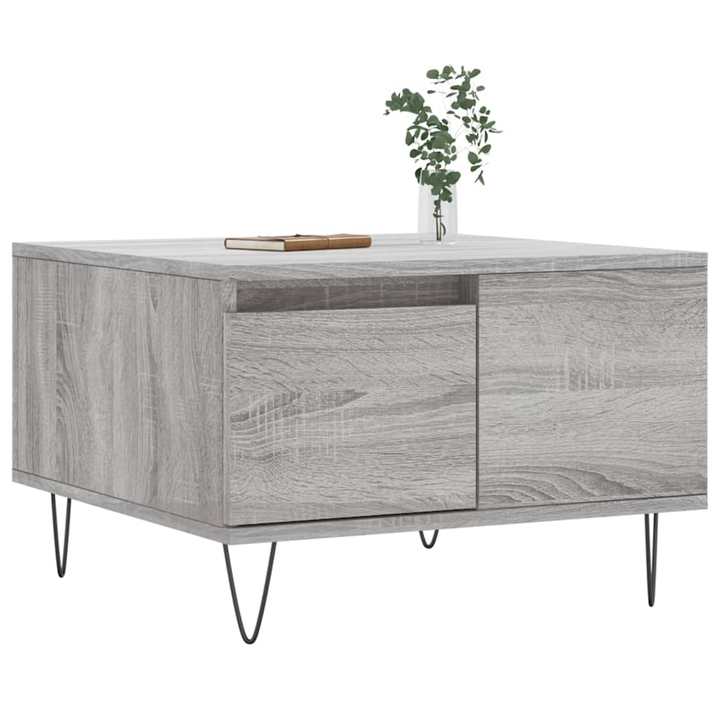 Tavolino Salotto Grigio Sonoma 55x55x36,5 cm Legno Multistrato | homemem39