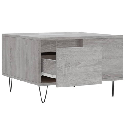 Tavolino Salotto Grigio Sonoma 55x55x36,5 cm Legno Multistrato | homemem39