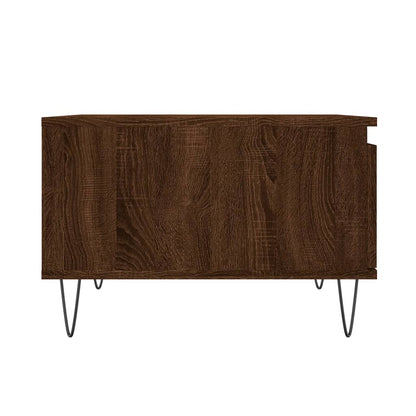 Tavolino da Salotto Rovere Marrone 55x55x36,5 cm in Multistrato
