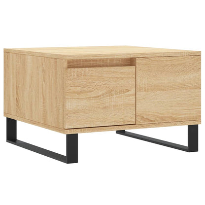 Tavolino Salotto Rovere Sonoma 55x55x36,5 cm Legno Multistrato
