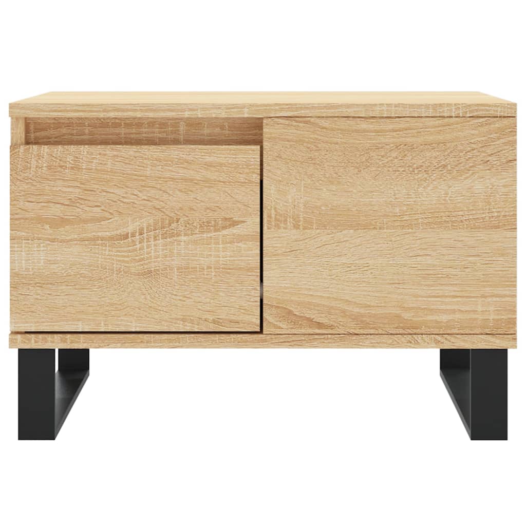 Tavolino Salotto Rovere Sonoma 55x55x36,5 cm Legno Multistrato