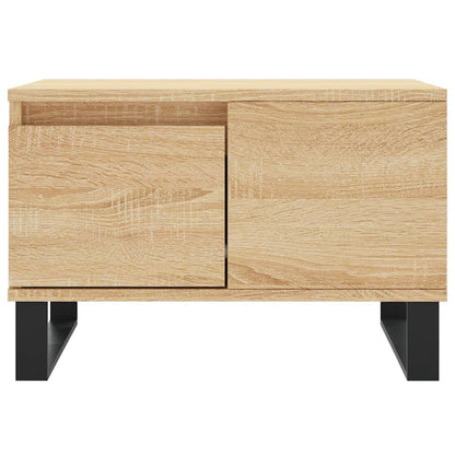 Tavolino Salotto Rovere Sonoma 55x55x36,5 cm Legno Multistrato