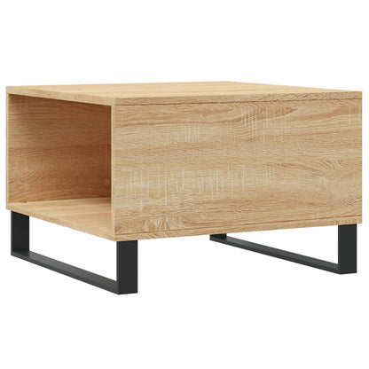 Tavolino Salotto Rovere Sonoma 55x55x36,5 cm Legno Multistrato