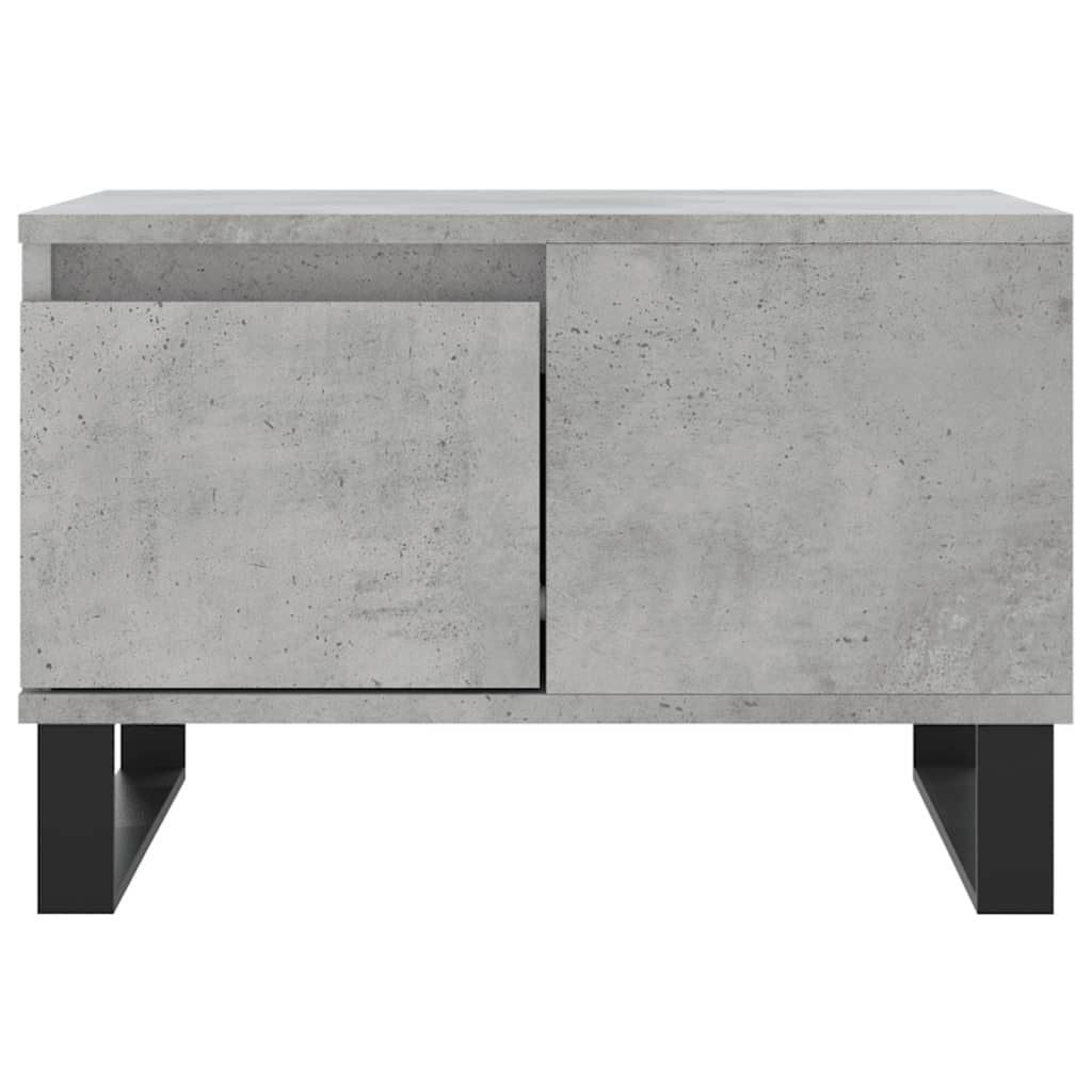 Tavolino Salotto Grigio Cemento 55x55x36,5 cm Legno Multistrato | homemem39
