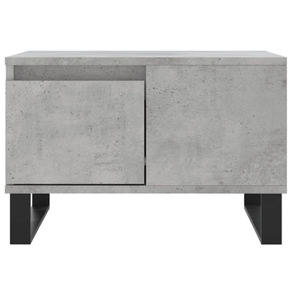 Tavolino Salotto Grigio Cemento 55x55x36,5 cm Legno Multistrato | homemem39