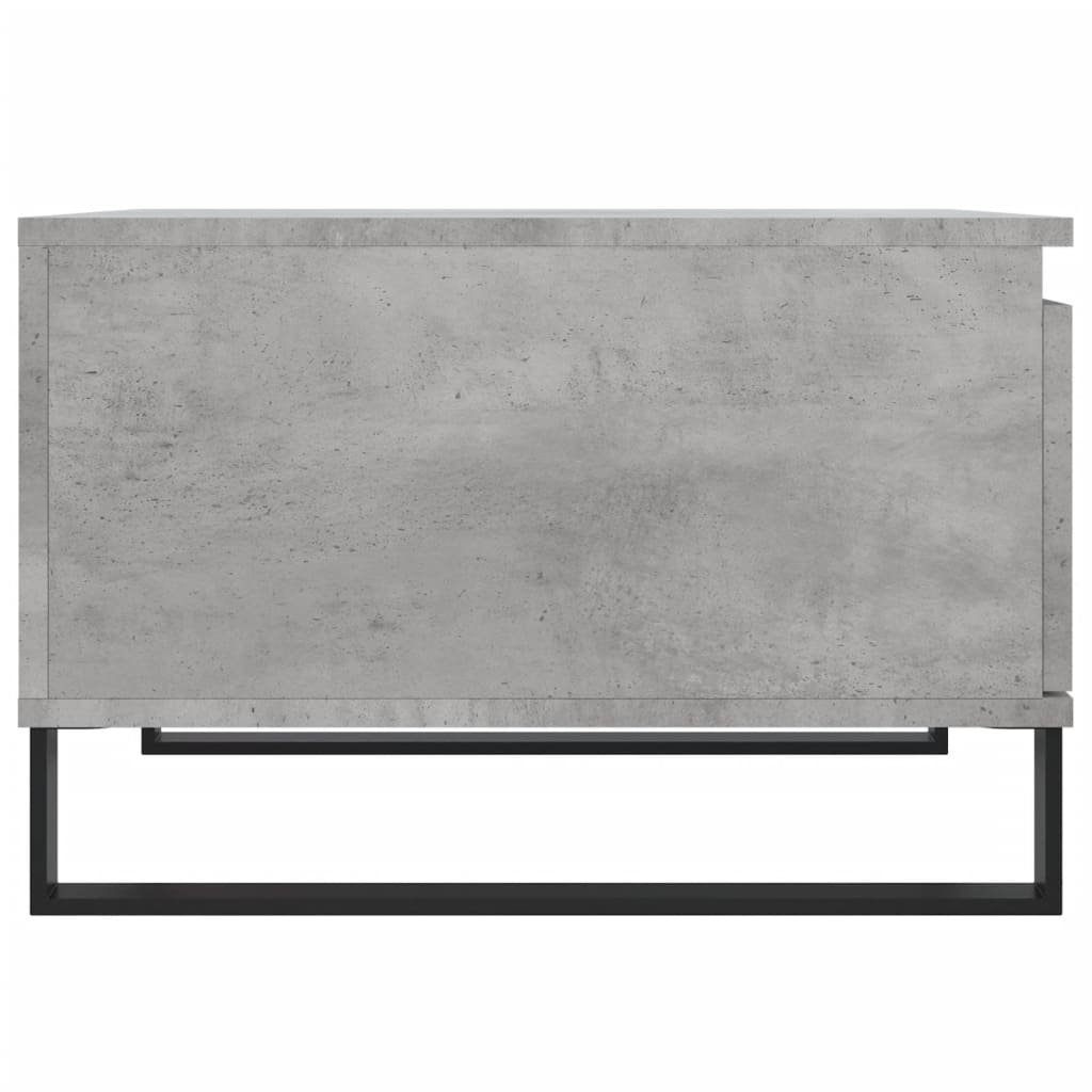 Tavolino Salotto Grigio Cemento 55x55x36,5 cm Legno Multistrato | homemem39