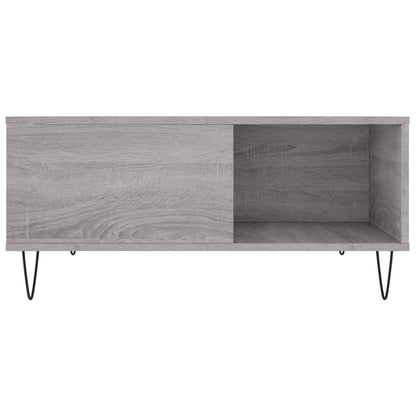 Tavolino Salotto Grigio Sonoma 80x80x36,5 cm Legno Multistrato | homemem39
