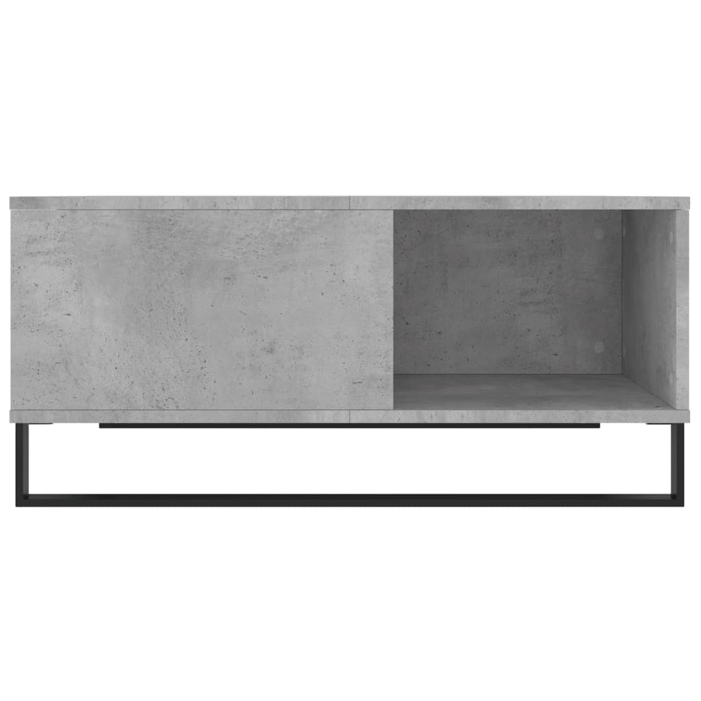 Tavolino Salotto Grigio Cemento 80x80x36,5 cm Legno Multistrato | homemem39