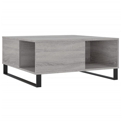 Tavolino Salotto Grigio Sonoma 80x80x36,5 cm Legno Multistrato | homemem39