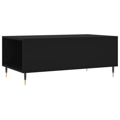 Tavolino da Salotto Nero 90x50x36,5 cm in Legno Multistrato | homemem39