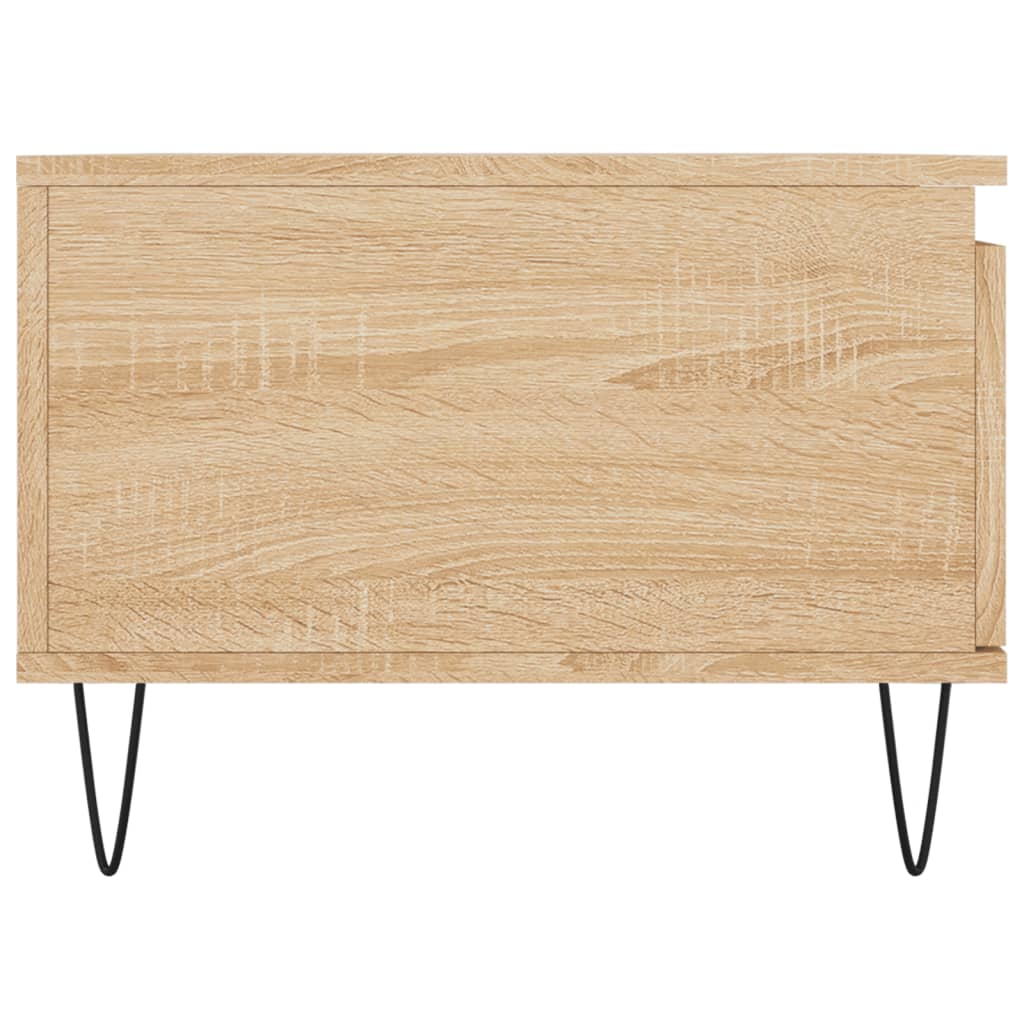 Tavolino Salotto Rovere Sonoma 90x50x36,5 cm Legno Multistrato | homemem39