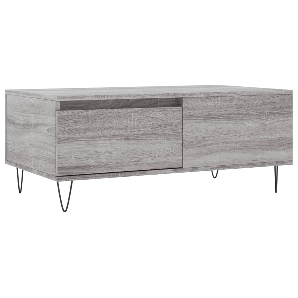 Tavolino Salotto Grigio Sonoma 90x50x36,5 cm Legno Multistrato | homemem39