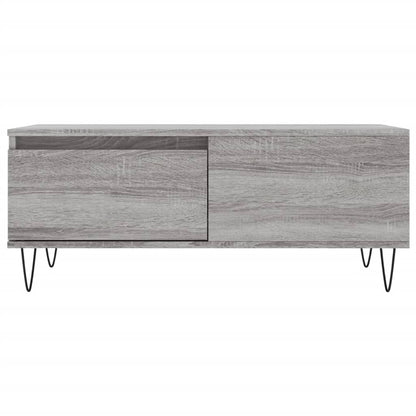 Tavolino Salotto Grigio Sonoma 90x50x36,5 cm Legno Multistrato | homemem39
