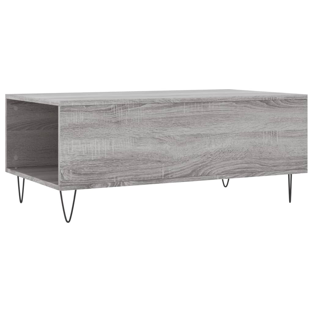 Tavolino Salotto Grigio Sonoma 90x50x36,5 cm Legno Multistrato | homemem39