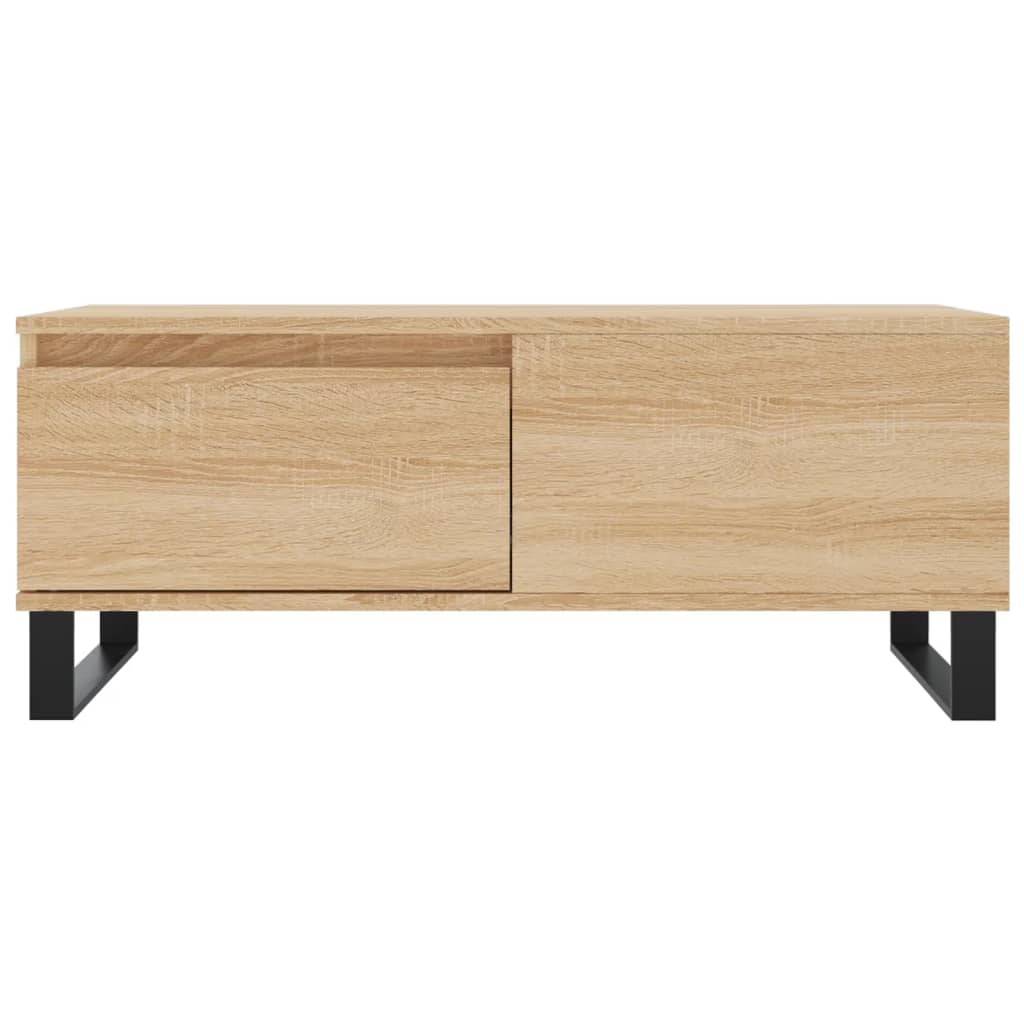 Tavolino Salotto Rovere Sonoma 90x50x36,5 cm Legno Multistrato | homemem39