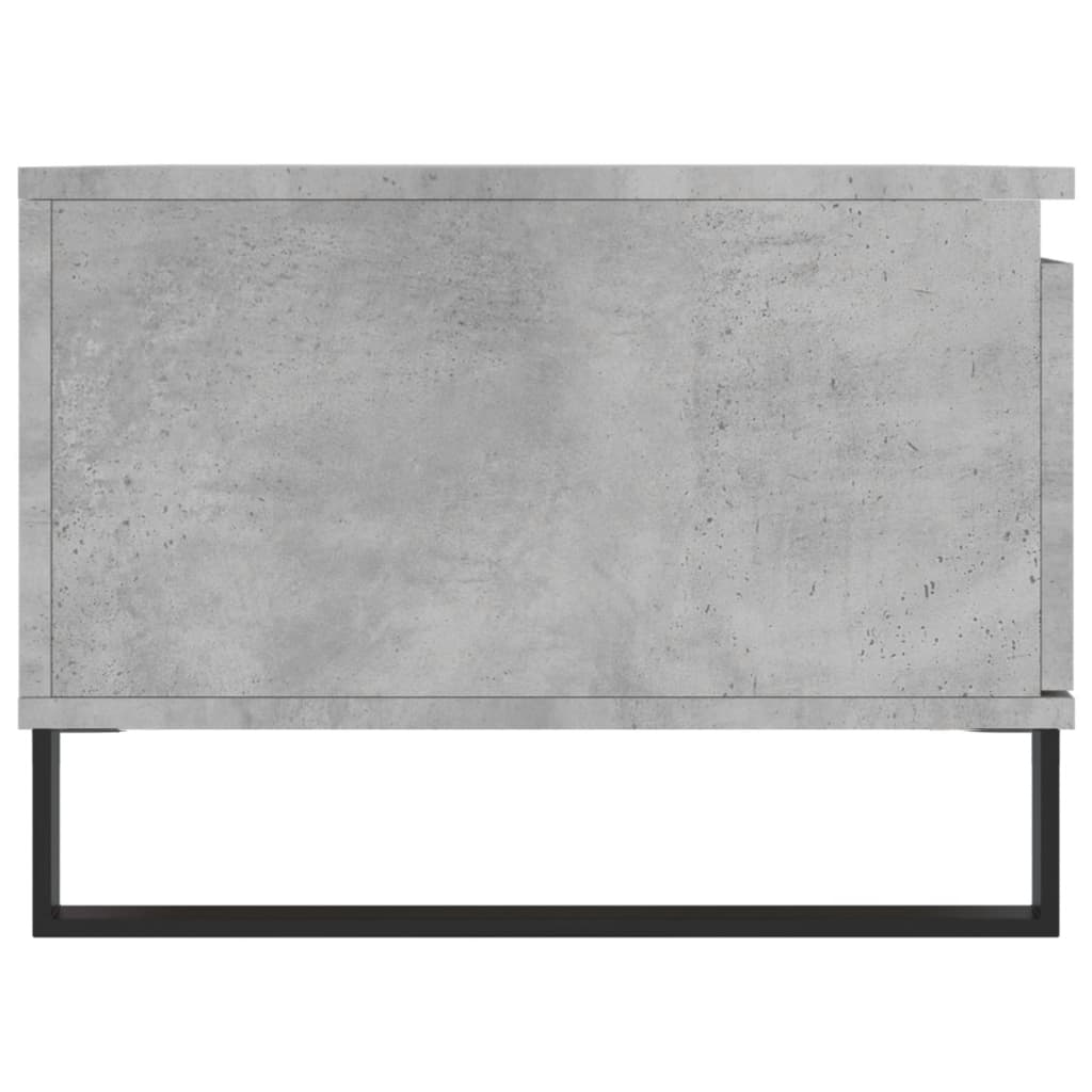 Tavolino Salotto Grigio Cemento 90x50x36,5 cm Legno Multistrato | homemem39