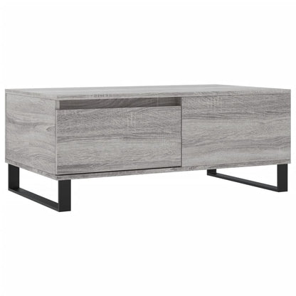 Tavolino Salotto Grigio Sonoma 90x50x36,5 cm Legno Multistrato