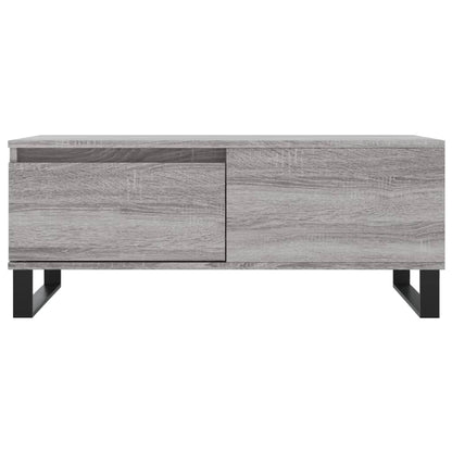 Tavolino Salotto Grigio Sonoma 90x50x36,5 cm Legno Multistrato
