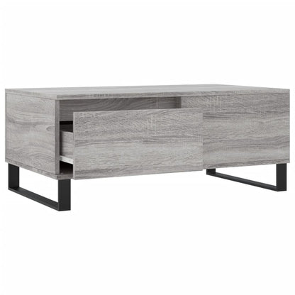 Tavolino Salotto Grigio Sonoma 90x50x36,5 cm Legno Multistrato | homemem39