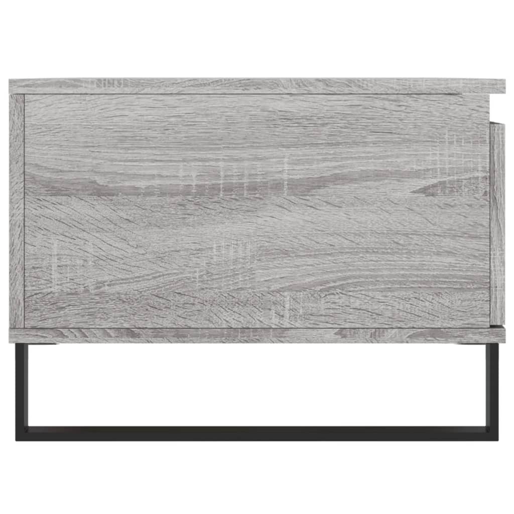 Tavolino Salotto Grigio Sonoma 90x50x36,5 cm Legno Multistrato