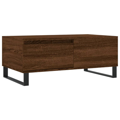 Tavolino da Salotto Rovere Marrone 90x50x36,5 cm in Multistrato | homemem39