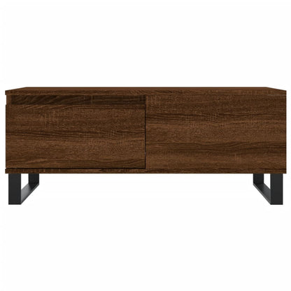 Tavolino da Salotto Rovere Marrone 90x50x36,5 cm in Multistrato | homemem39