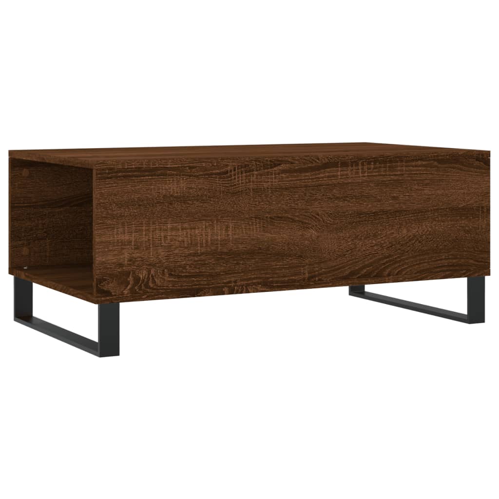 Tavolino da Salotto Rovere Marrone 90x50x36,5 cm in Multistrato | homemem39