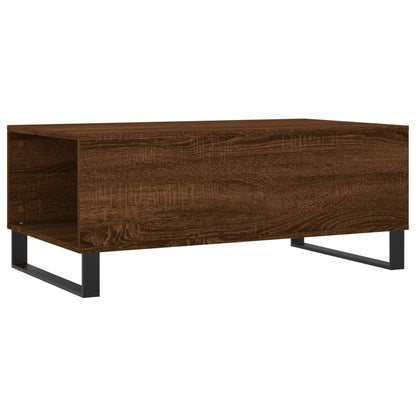 Tavolino da Salotto Rovere Marrone 90x50x36,5 cm in Multistrato | homemem39