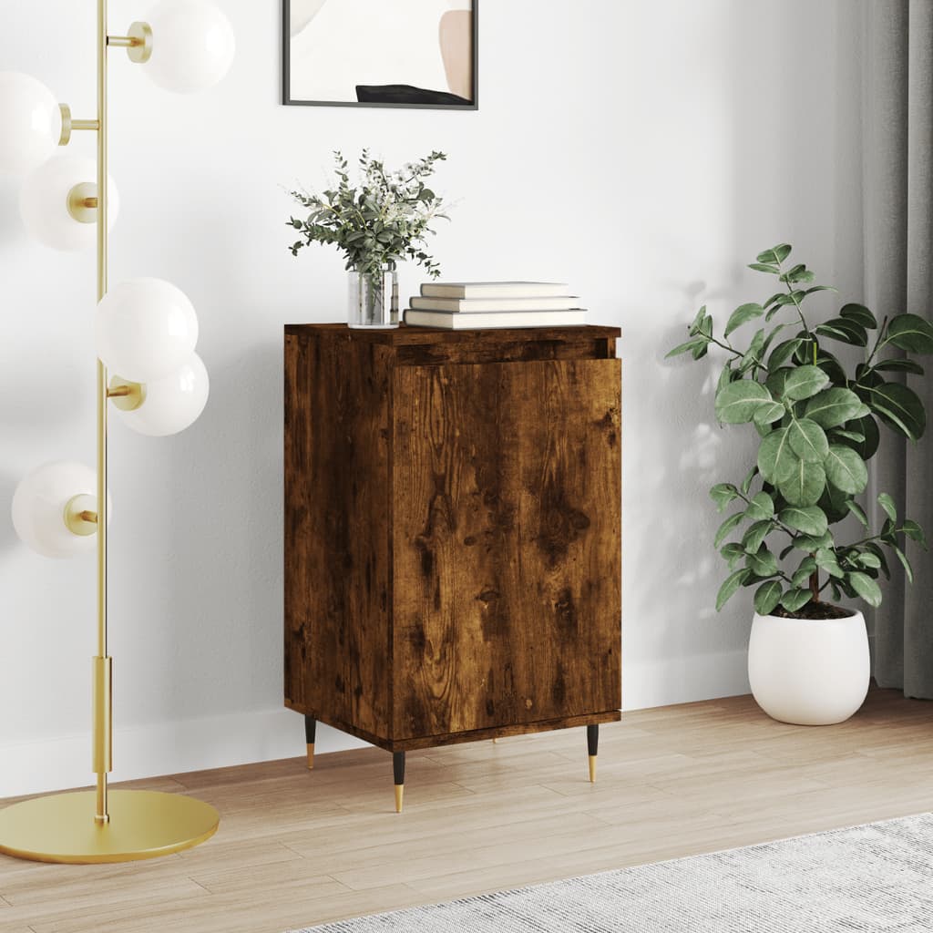 Credenza Rovere Fumo 40x35x70 cm in Legno Multistrato - homemem39