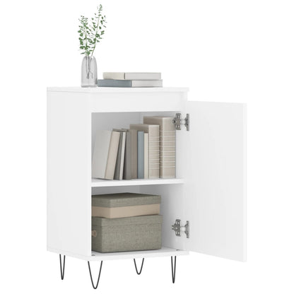 Credenza Bianca 40x35x70 cm in Legno Multistrato | homemem39