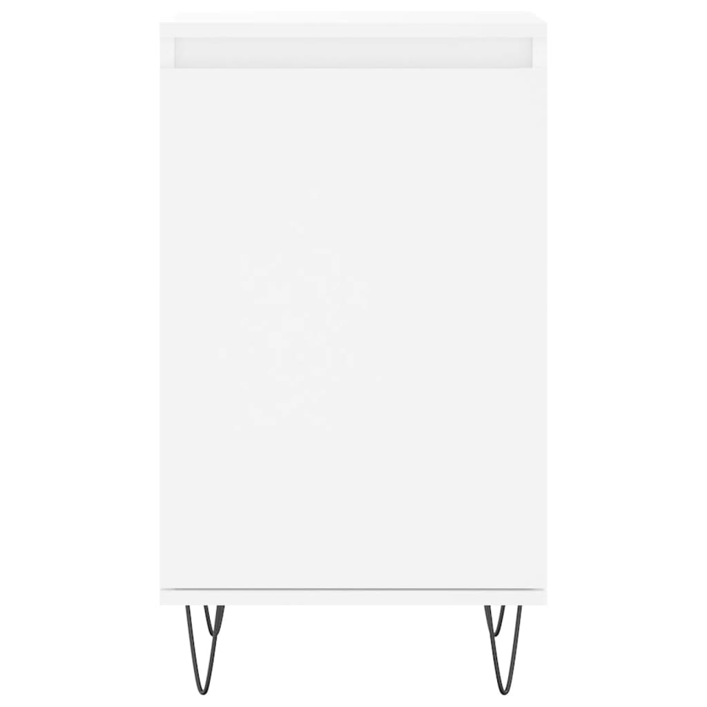 Credenza Bianca 40x35x70 cm in Legno Multistrato - homemem39