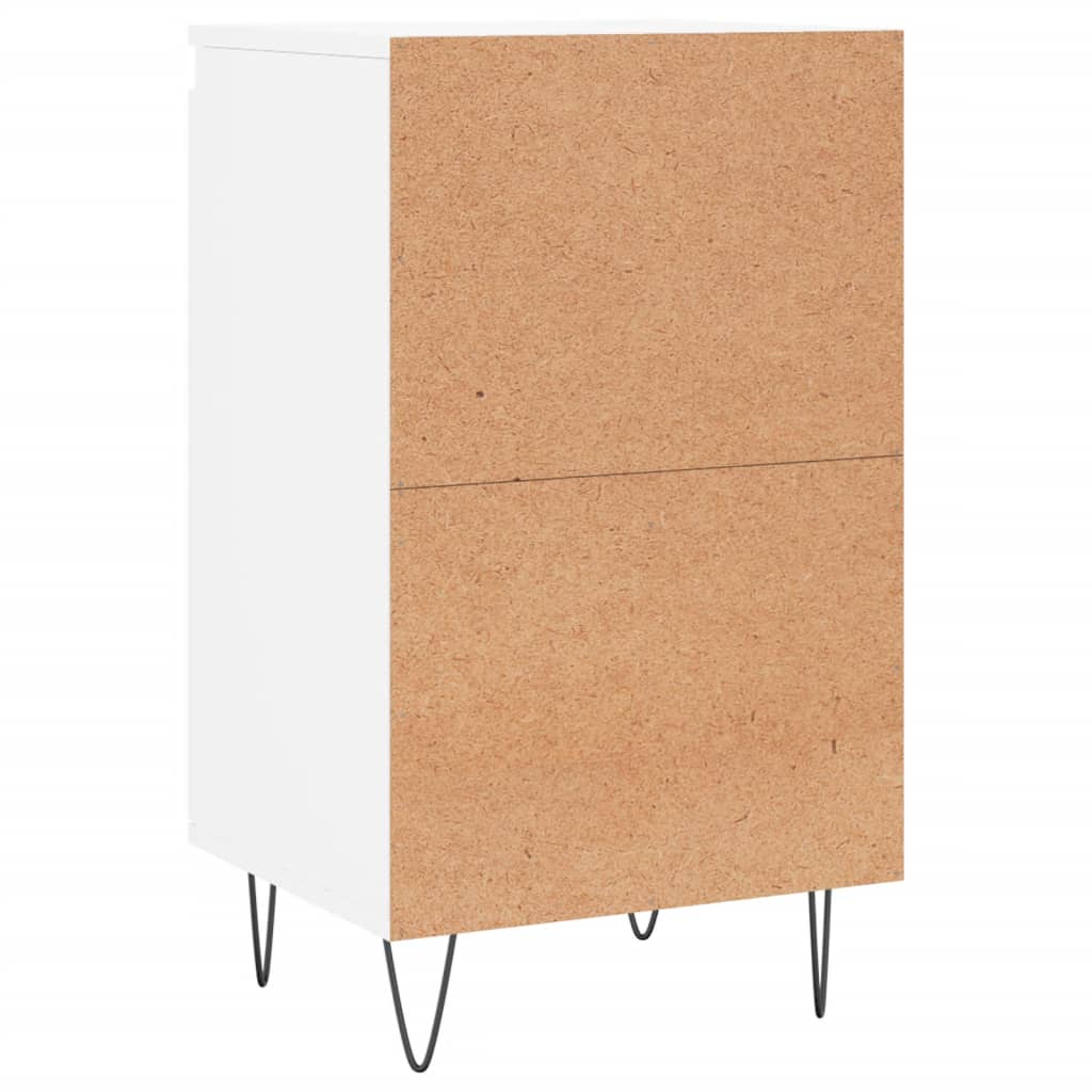 Credenza Bianca 40x35x70 cm in Legno Multistrato - homemem39