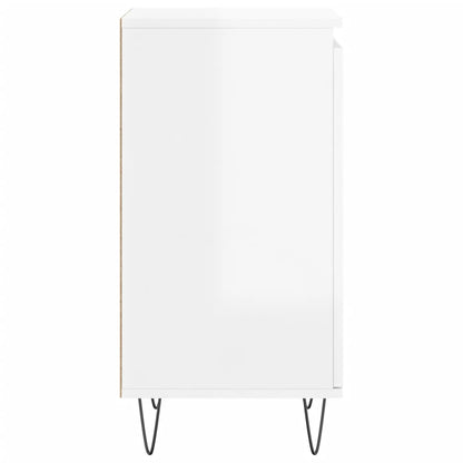 Credenze 2 pz Bianco Lucido 40x35x70 cm in Legno Multistrato - homemem39