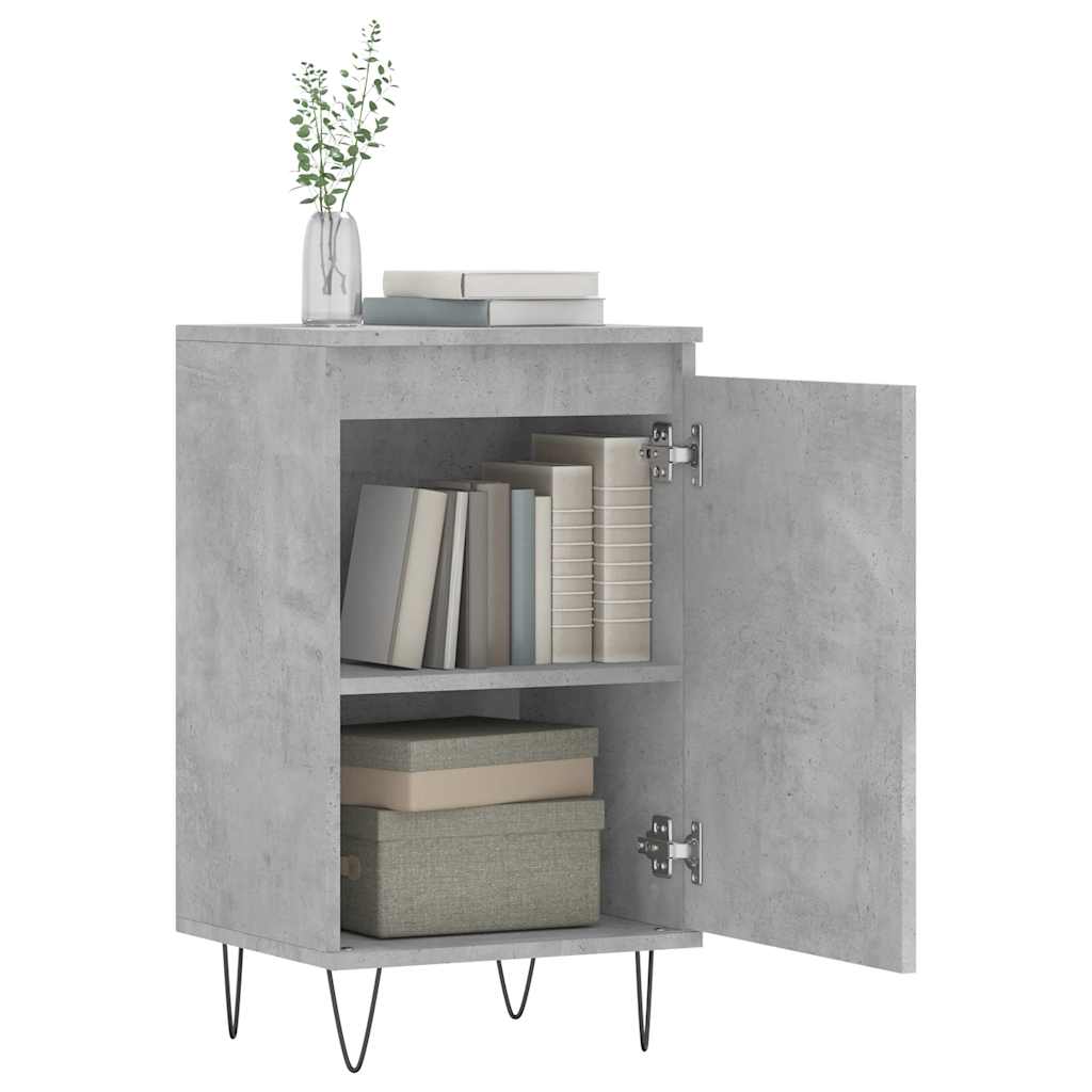Credenza Grigio Cemento 40x35x70 cm in Legno Multistrato | homemem39