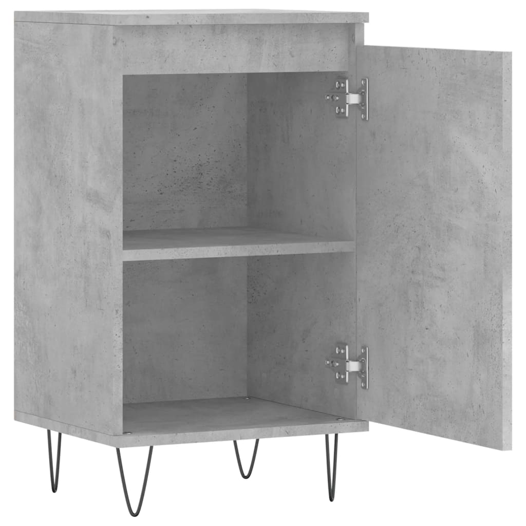 Credenza Grigio Cemento 40x35x70 cm in Legno Multistrato - homemem39