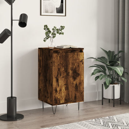 Credenza Rovere Fumo 40x35x70 cm in Legno Multistrato - homemem39