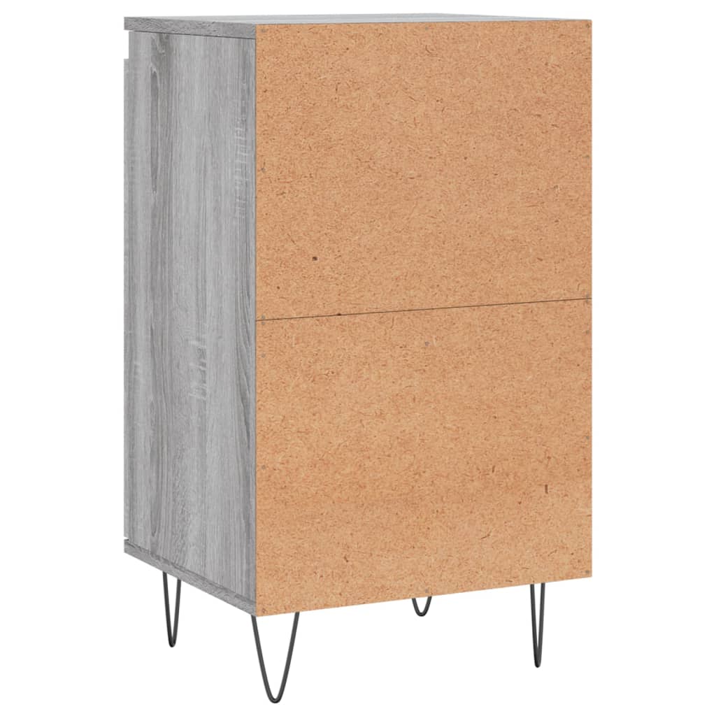 Credenza Grigio Sonoma 40x35x70 cm in Legno Multistrato - homemem39