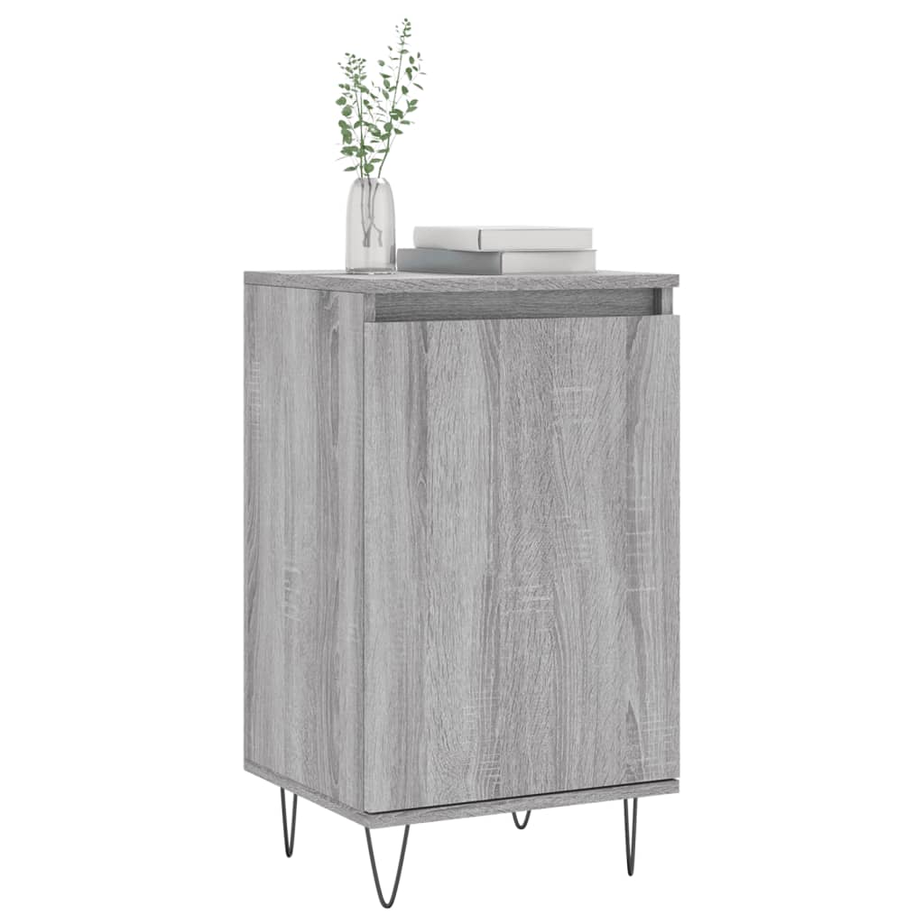 Credenze 2 pz Grigio Sonoma 40x35x70 cm in Legno Multistrato - homemem39