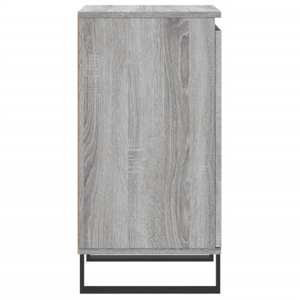 Credenze 2 pz Grigio Sonoma 40x35x70 cm in Legno Multistrato - homemem39