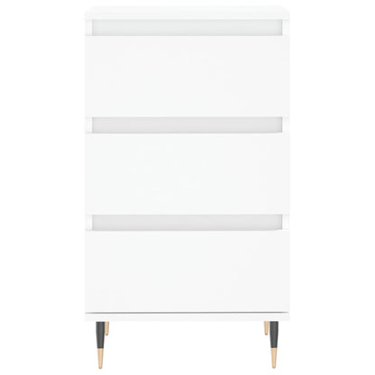 Credenza Bianca 40x35x70 cm in Legno Multistrato - homemem39